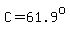 C=61.9%5Eo