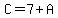 C=7%2BA