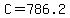 C=786.2