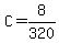C=8%2F320