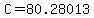 C=80.28013