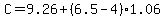 C=9.26%2B%286.5-4%29%2A1.06
