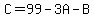 C=99-3A-B
