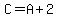 C=A%2B2