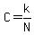 C=k%2FN