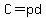C=pd