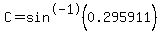 C=sin%5E-1%280.295911%29