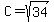 C=sqrt%2834%29