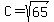 C=sqrt%2865%29