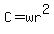 C=wr%5E2