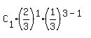 C%5B1%5D%282%2F3%29%5E1%281%2F3%29%5E%283-1%29