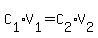 C%5B1%5D%2AV%5B1%5D=C%5B2%5D%2AV%5B2%5D
