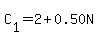 C%5B1%5D=2%2B0.50N