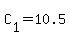 C%5B1%5D+=+10.5