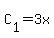 C%5B1%5D+=+3x