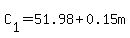 C%5B1%5D+=+51.98%2B0.15m