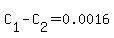 C%5B1%5D-C%5B2%5D=0.0016