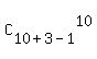 C%5B10%2B3-1%5D%5E10