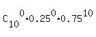 C%5B10%5D%5E0%2A0.25%5E0%2A0.75%5E10