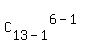 C%5B13-1%5D%5E%286-1%29