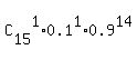 C%5B15%5D%5E1%2A0.1%5E1%2A0.9%5E14