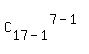 C%5B17-1%5D%5E%287-1%29