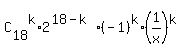 C%5B18%5D%5Ek%2A2%5E%2818-k%29%2A%28-1%29%5Ek%2A%281%2Fx%29%5Ek