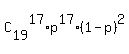 C%5B19%5D%5E17%2Ap%5E17%2A%281-p%29%5E2