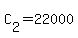 C%5B2%5D+=+22000