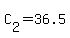 C%5B2%5D+=+36.5