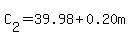 C%5B2%5D+=+39.98%2B0.20m