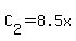C%5B2%5D+=+8.5x