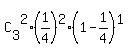 C%5B3%5D%5E2%2A%281%2F4%29%5E2%2A%281-1%2F4%29%5E1