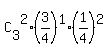 C%5B3%5D%5E2%2A%283%2F4%29%5E1%2A%281%2F4%29%5E2