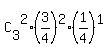 C%5B3%5D%5E2%2A%283%2F4%29%5E2%2A%281%2F4%29%5E1
