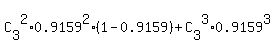 C%5B3%5D%5E2%2A0.9159%5E2%2A%281-0.9159%29+%2B+C%5B3%5D%5E3%2A0.9159%5E3