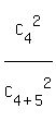 C%5B4%5D%5E2%2FC%5B4%2B5%5D%5E2%29