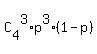 C%5B4%5D%5E3%2Ap%5E3%2A%281-p%29