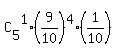 C%5B5%5D%5E1%2A%289%2F10%29%5E4%2A%281%2F10%29