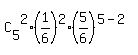 C%5B5%5D%5E2%2A%281%2F6%29%5E2%2A%285%2F6%29%5E%285-2%29