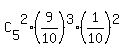 C%5B5%5D%5E2%2A%289%2F10%29%5E3%2A%281%2F10%29%5E2