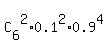 C%5B6%5D%5E2%2A0.1%5E2%2A0.9%5E4