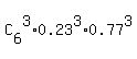 C%5B6%5D%5E3%2A0.23%5E3%2A0.77%5E3