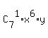 C%5B7%5D%5E1%2Ax%5E6%2Ay