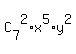 C%5B7%5D%5E2%2Ax%5E5%2Ay%5E2