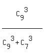 C%5B9%5D%5E3%2F%28C%5B9%5D%5E3+%2B+C%5B7%5D%5E3%29