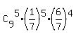 C%5B9%5D%5E5%2A%281%2F7%29%5E5%2A%286%2F7%29%5E4