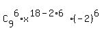 C%5B9%5D%5E6%2Ax%5E%2818-2%2A6%29%2A%28-2%29%5E6