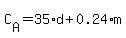 C%5BA%5D+=+35%2Ad%2B0.24%2Am