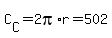 C%5BC%5D+=+2pi%2Ar+=+502
